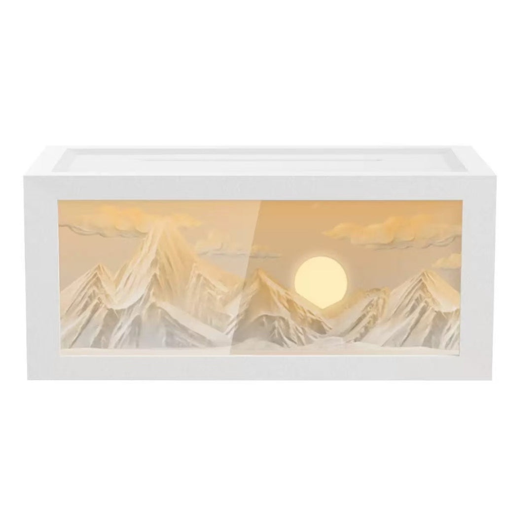 3D Flame Effect Ultrasonic Humidifier with Aromatherapy Function
