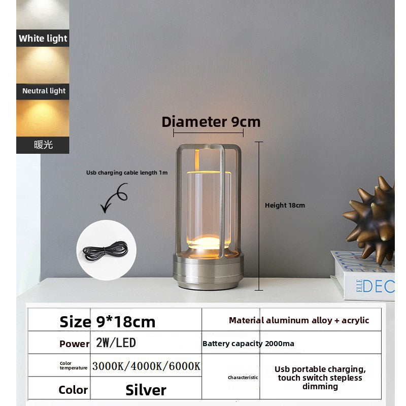 Rechargeable Touch Control Dimmable LED Table Lamp