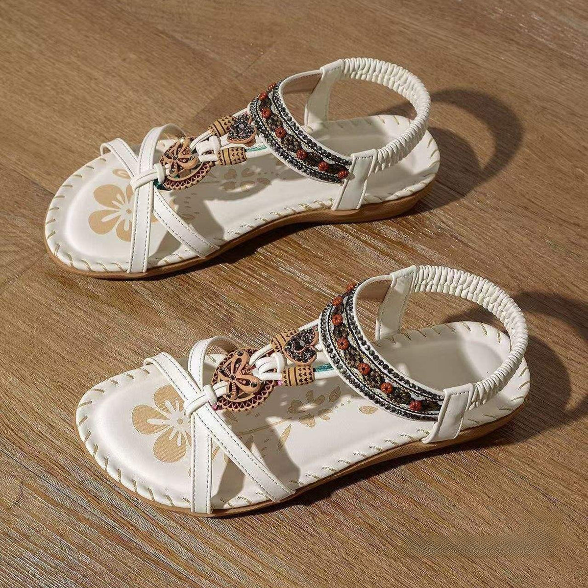 Bohemian Flat Toe-Post Sandals