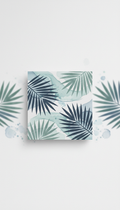Palm Green Sanctuary Statement Print