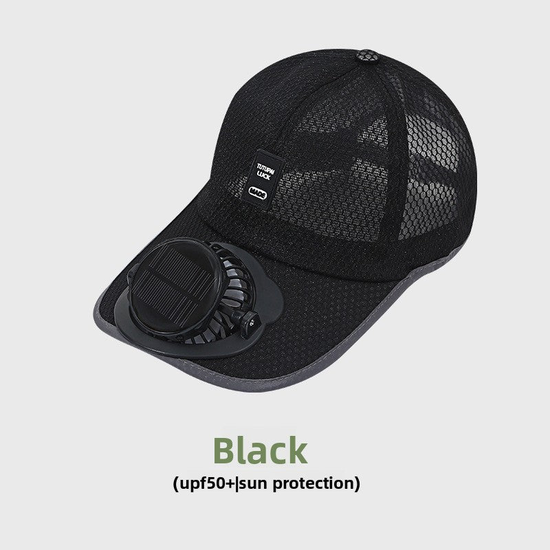 Solar Powered Ventilated Sun Hat with Fan