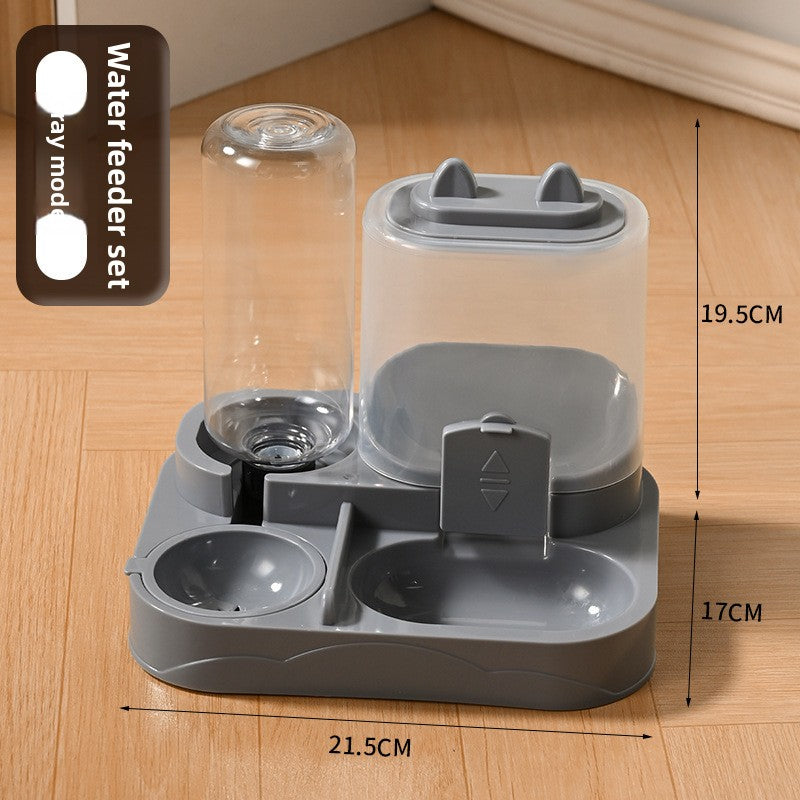 Automatic Pet Feeder Bowl with Water Dispenser
