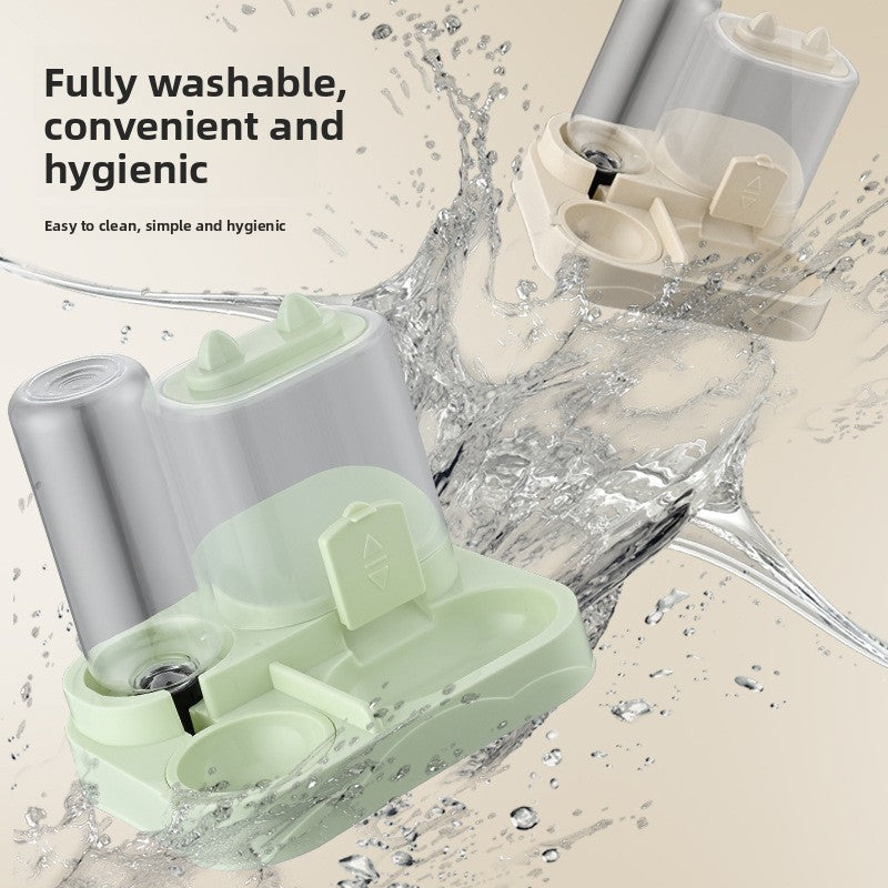 Automatic Pet Feeder Bowl with Water Dispenser