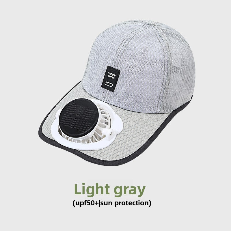 Solar Powered Ventilated Sun Hat with Fan
