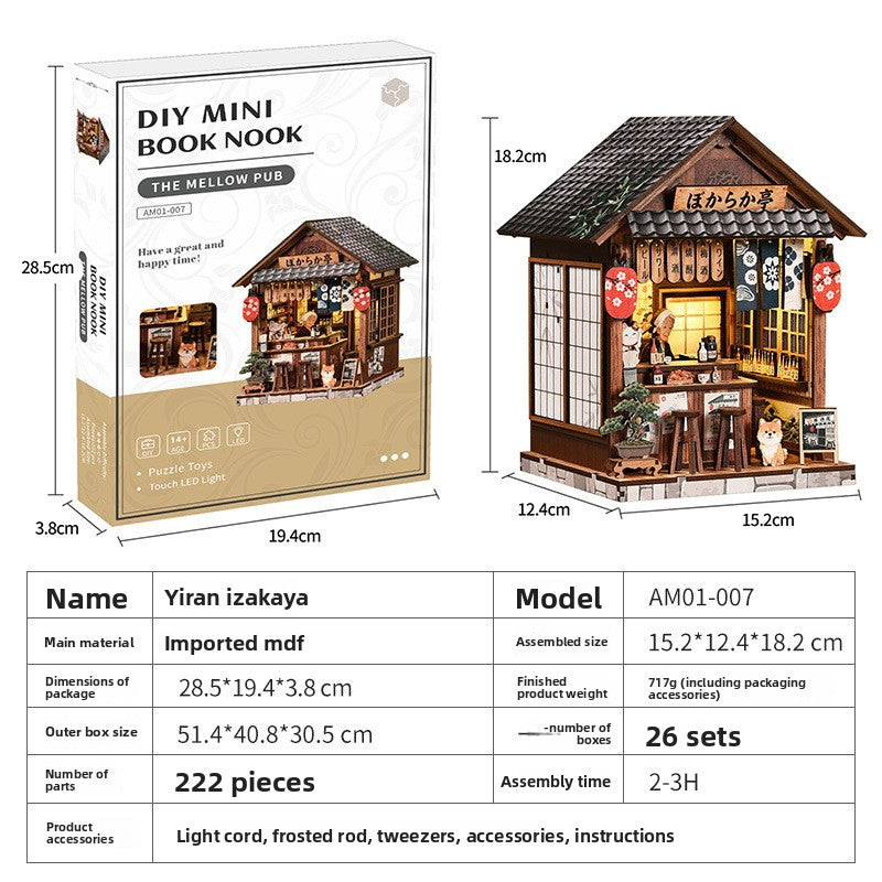 Creative DIY Wooden Miniature House Model