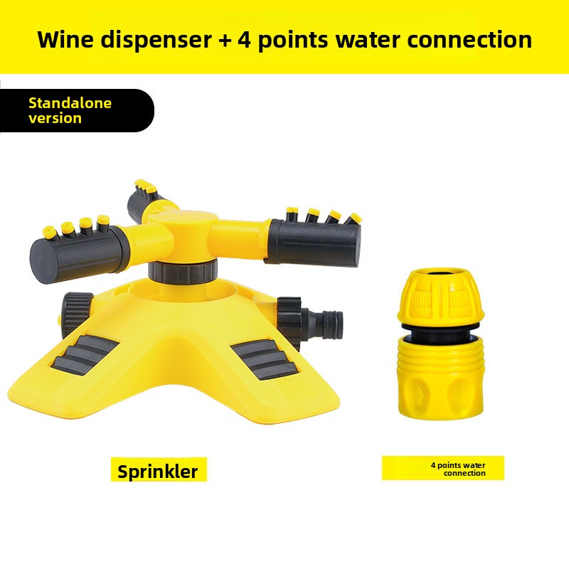 360 Degree Automatic Rotating Garden Sprinkler Head