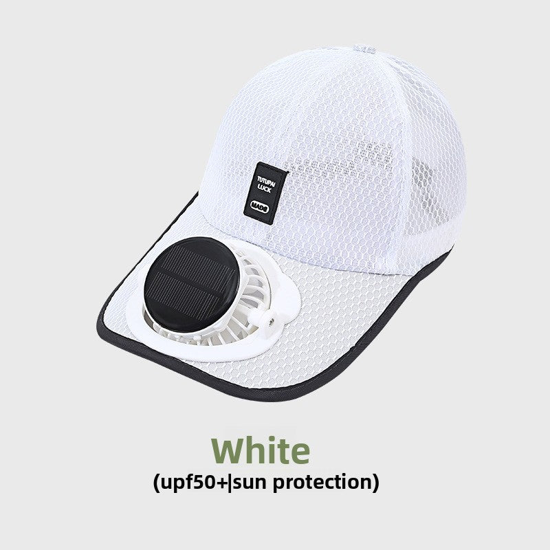 Solar Powered Ventilated Sun Hat with Fan