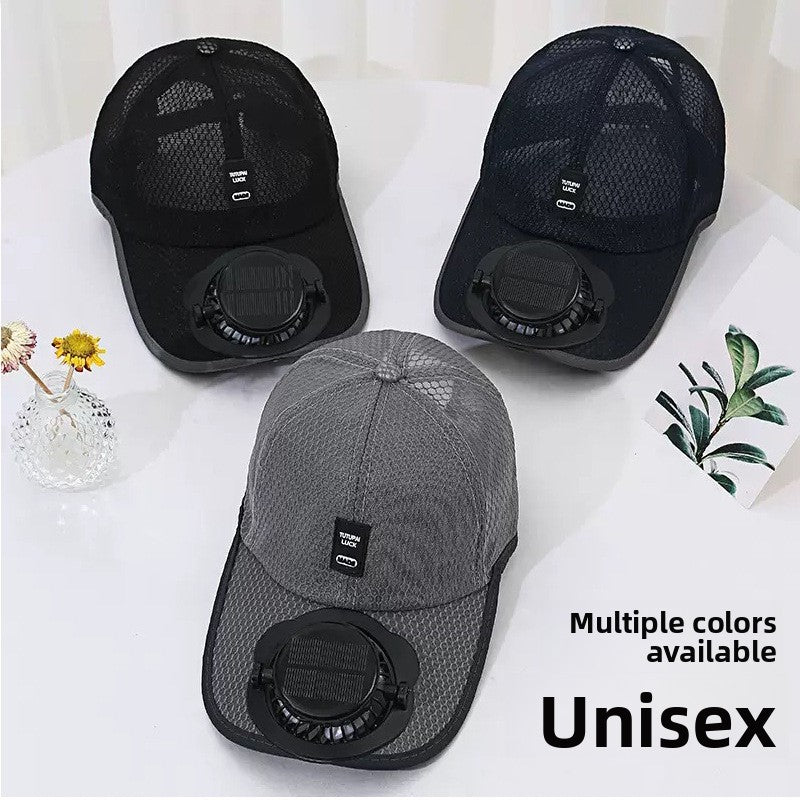 Solar Powered Ventilated Sun Hat with Fan