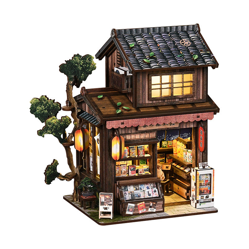 Creative DIY Wooden Miniature House Model
