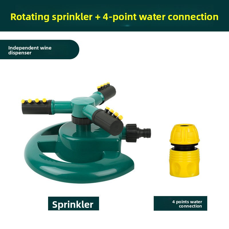 360 Degree Automatic Rotating Garden Sprinkler Head