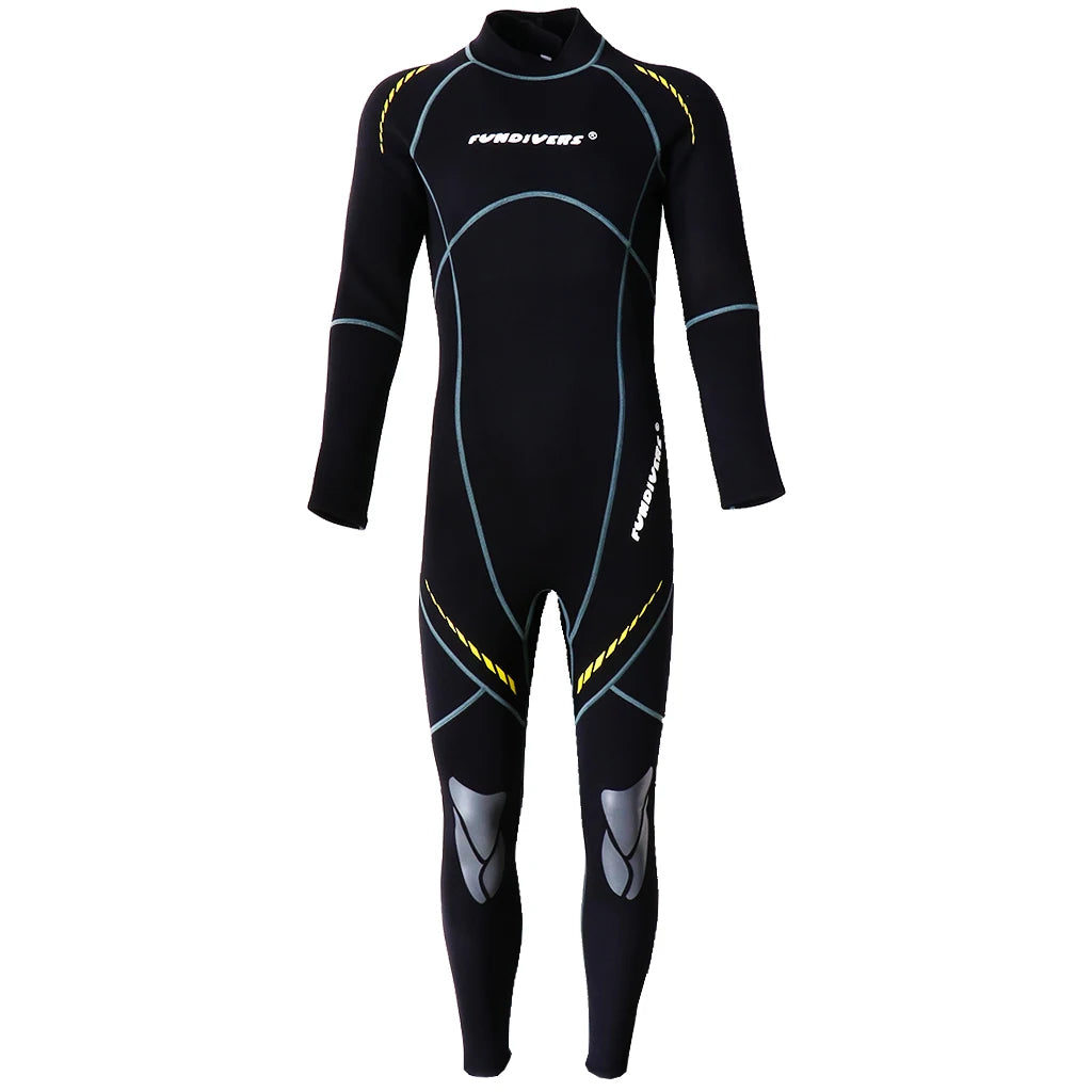 Premium Neoprene Wetsuit 3mm Men Scuba Diving Thermal Winter Warm Wetsuits Full Suit Swimming Surfing Kayaking Equipment Black