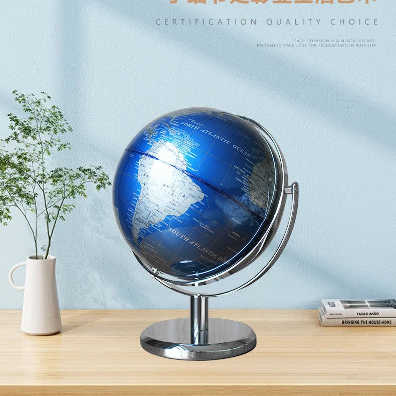 Full English European-Style Cross-Border E-Commerce Globe Dropshipping Desktop Ornament Satellite Office Crafts