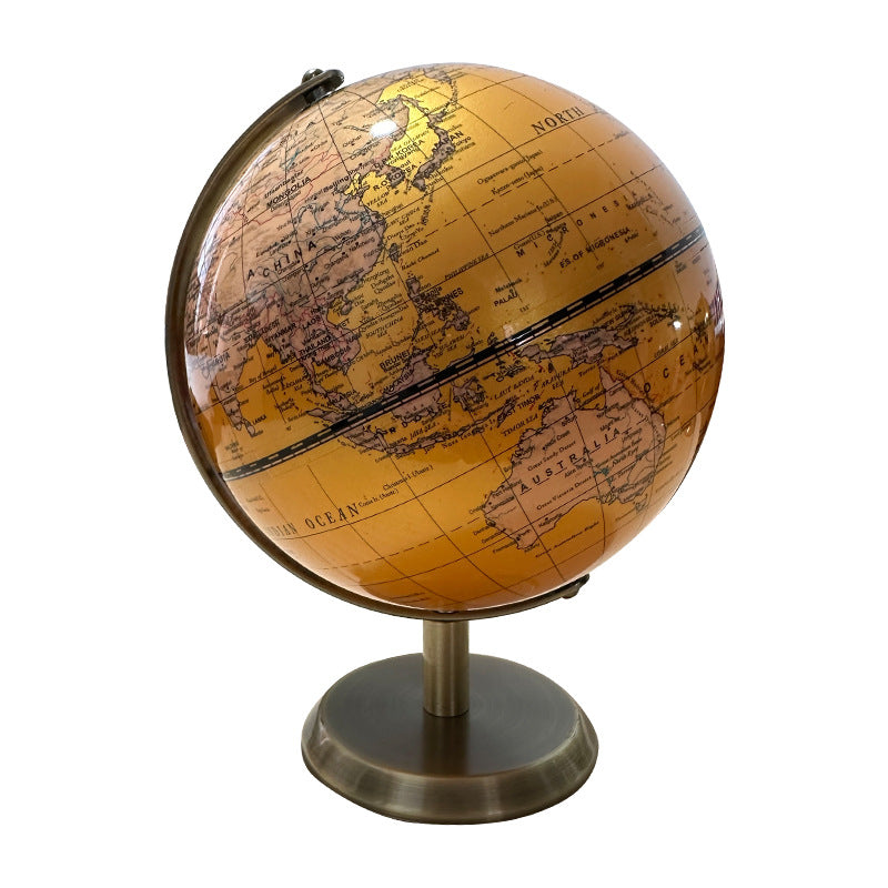 Full English European-Style Cross-Border E-Commerce Globe Dropshipping Desktop Ornament Satellite Office Crafts