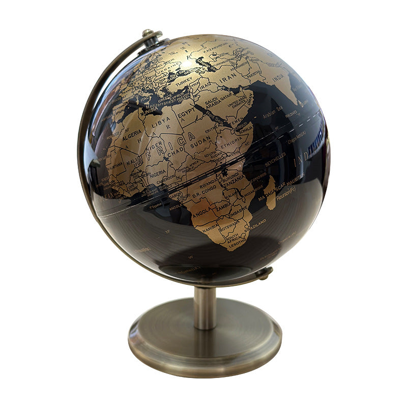 Full English European-Style Cross-Border E-Commerce Globe Dropshipping Desktop Ornament Satellite Office Crafts