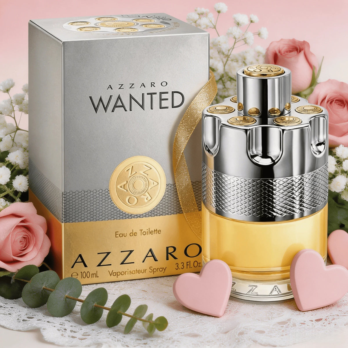 Azzaro Wanted Intense Unisex Fragrance, Hot Selling Eau De Parfum, Rich Warm Scent, Exceptionally Long Lasting Woody Perfume 100ml 3.4oz Chrome, Wanted, Chrome Extreme & More Deep Woody Spicy Warm Fragrance 100ml 3.4oz