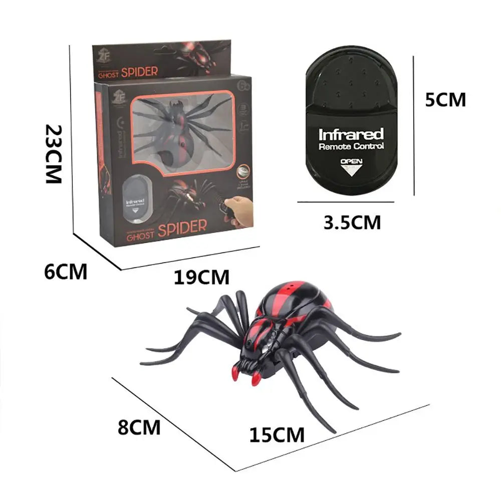 New Spider Prank RC Animals Fake Toys Infrared RC Toy Remote Control