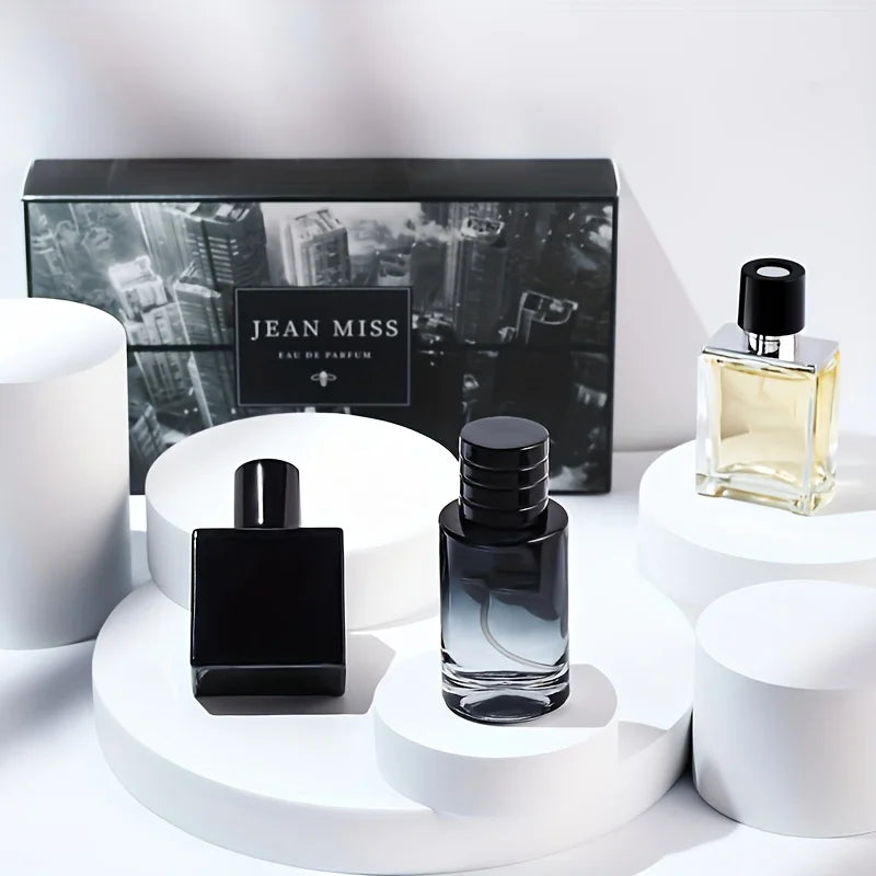Men's Passion Eau De Perfume, 3 Counts/setLong Lasting Luxurious Fragrance EssentialOil, Edp Perfume Spray, Mood BoostingFragran