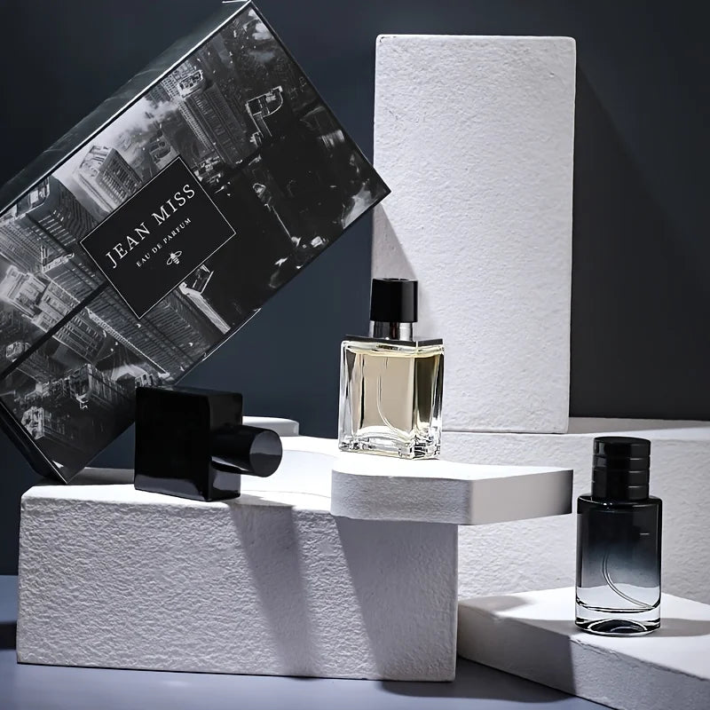 Men's Passion Eau De Perfume, 3 Counts/setLong Lasting Luxurious Fragrance EssentialOil, Edp Perfume Spray, Mood BoostingFragran
