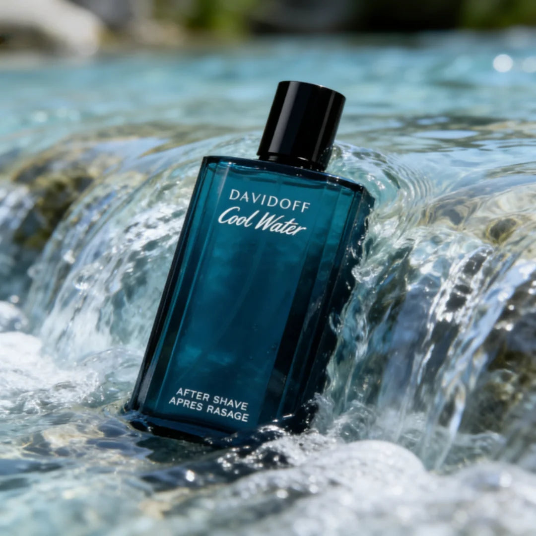 1Davidoff Cool Water Eau De Parfum Intense 4.2oz 125ml Ambery Men's Cologne with Notes of Green Mandarin, Coconut Water & Amber