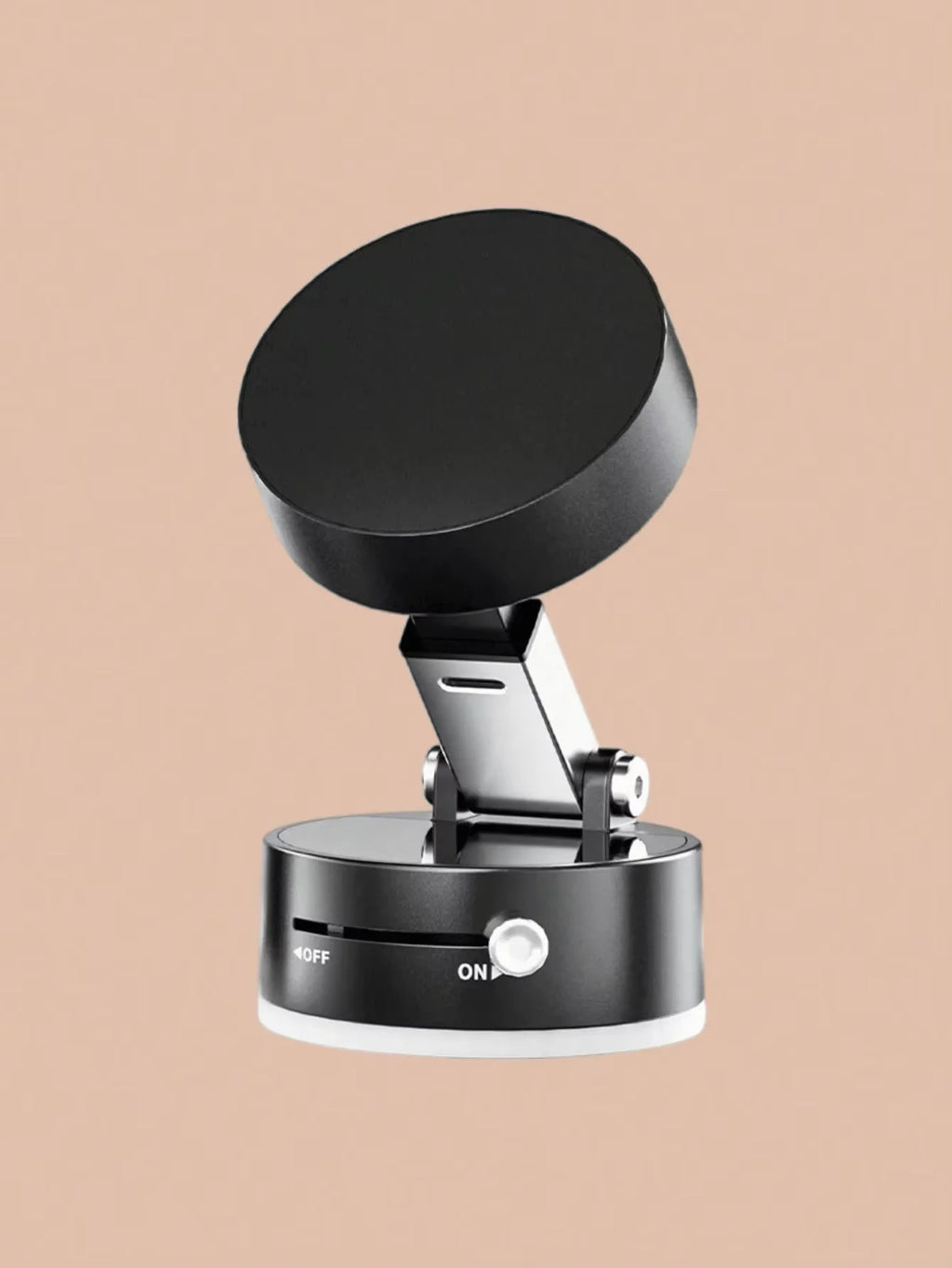 Universal Vacuum Magnetic Car Phone Holder – Foldable & 360° Rotatable, Damage-Free Installation