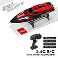 HJ808 RC Battery Boat 2.4Ghz 25km/h High-Speed Remote Control Racing Ship Water Speed Boat Children Model Toy Gift