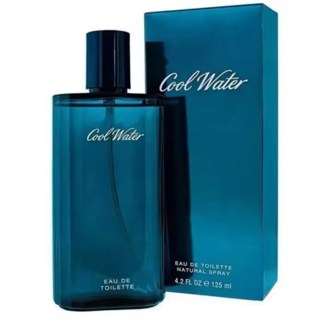1Davidoff Cool Water Eau De Parfum Intense 4.2oz 125ml Ambery Men's Cologne with Notes of Green Mandarin, Coconut Water & Amber