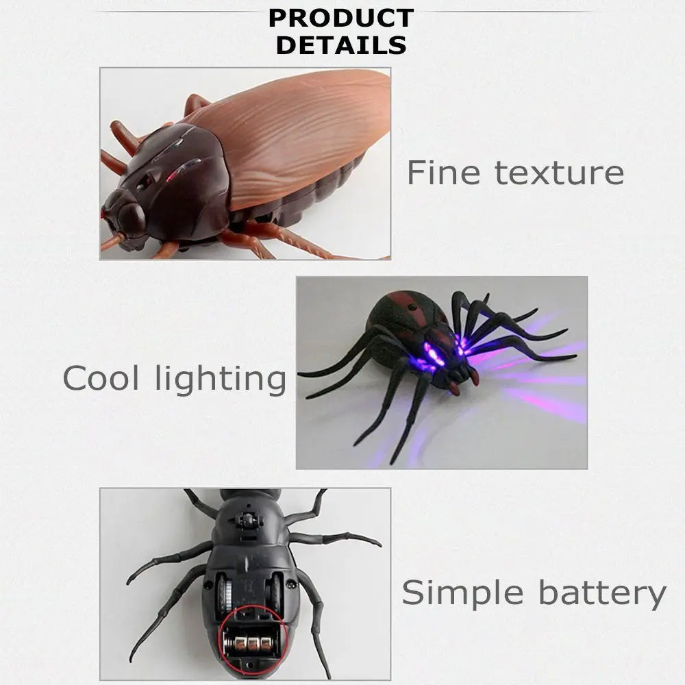 New Spider Prank RC Animals Fake Toys Infrared RC Toy Remote Control