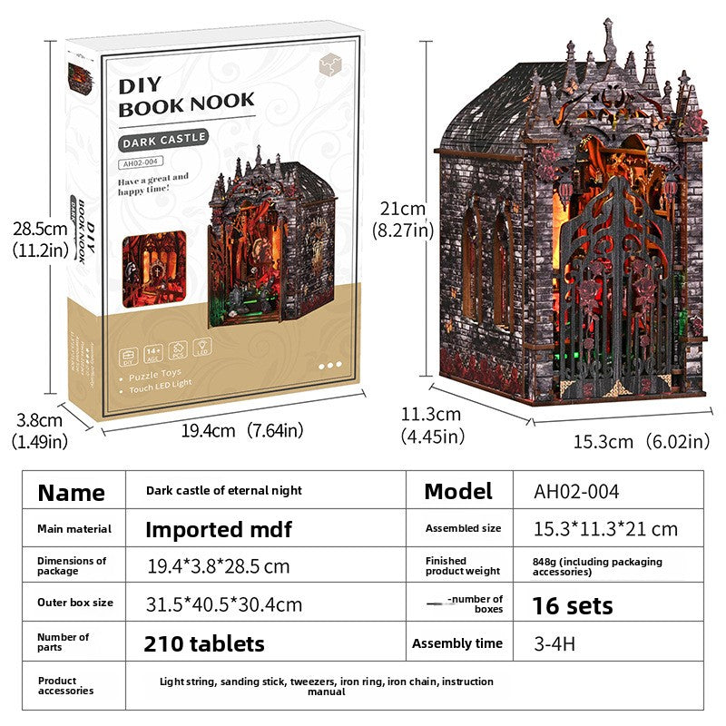 Creative DIY Wooden Miniature House Model
