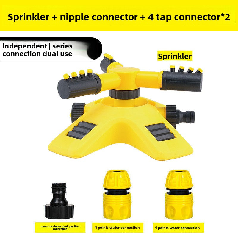 360 Degree Automatic Rotating Garden Sprinkler Head