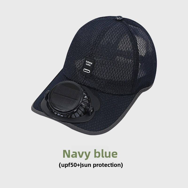 Solar Powered Ventilated Sun Hat with Fan