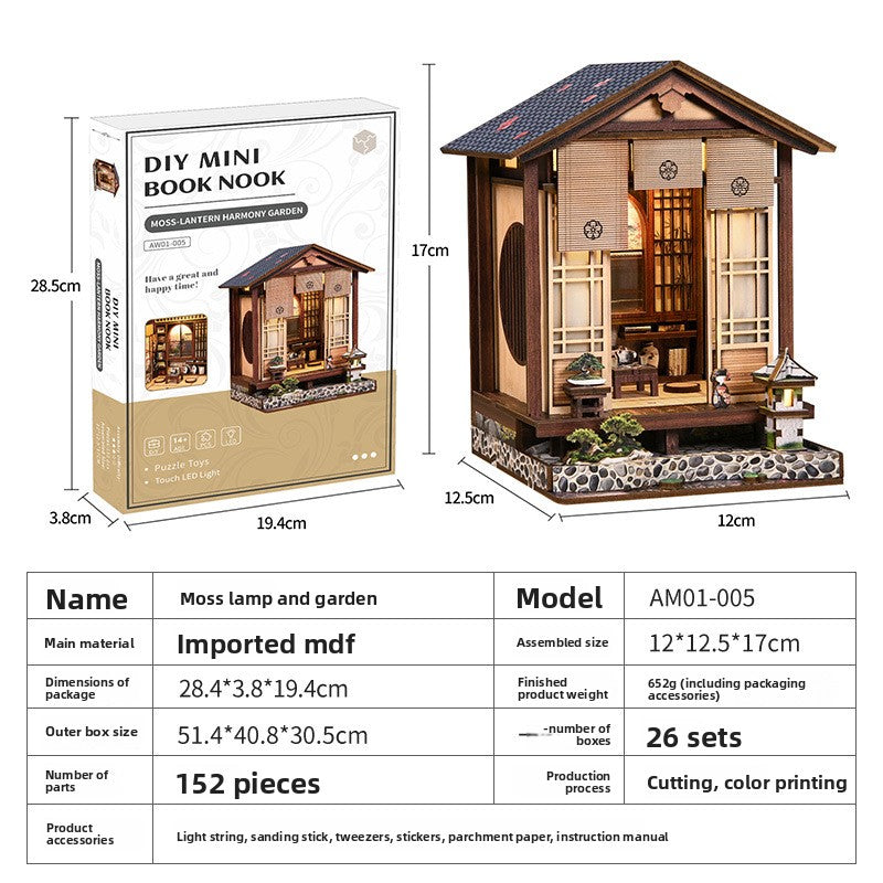 Creative DIY Wooden Miniature House Model