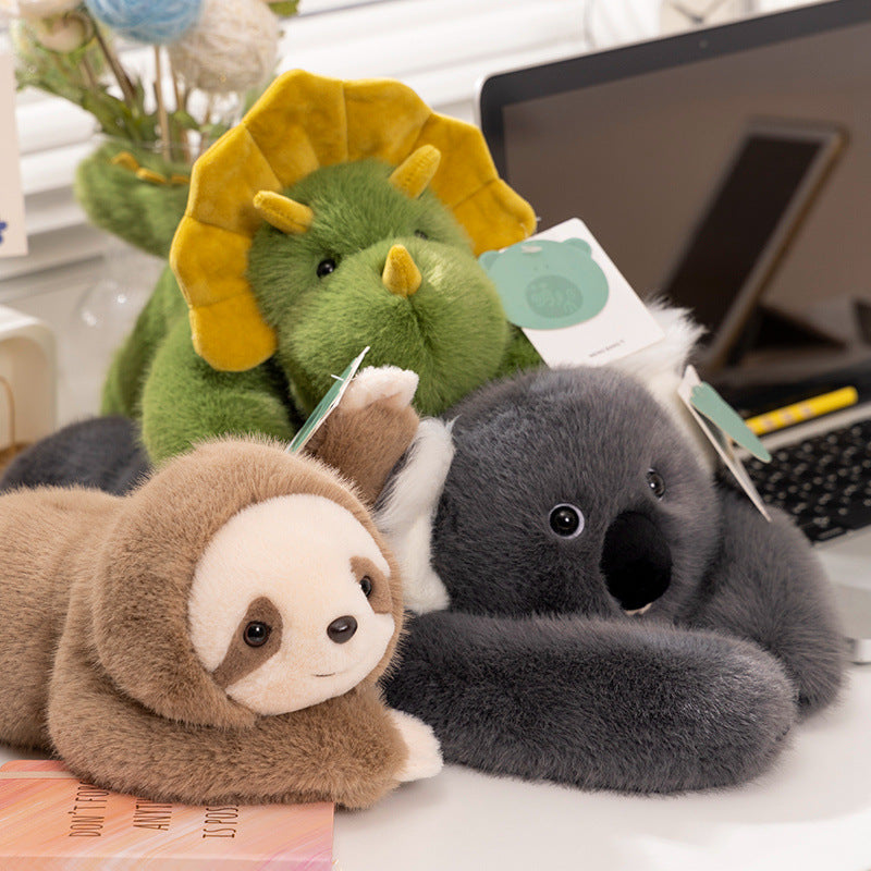 Backpack Series of Soft and Cute Lying Animal Plush Toys