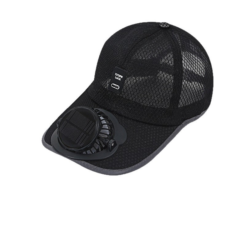 Solar Powered Ventilated Sun Hat with Fan