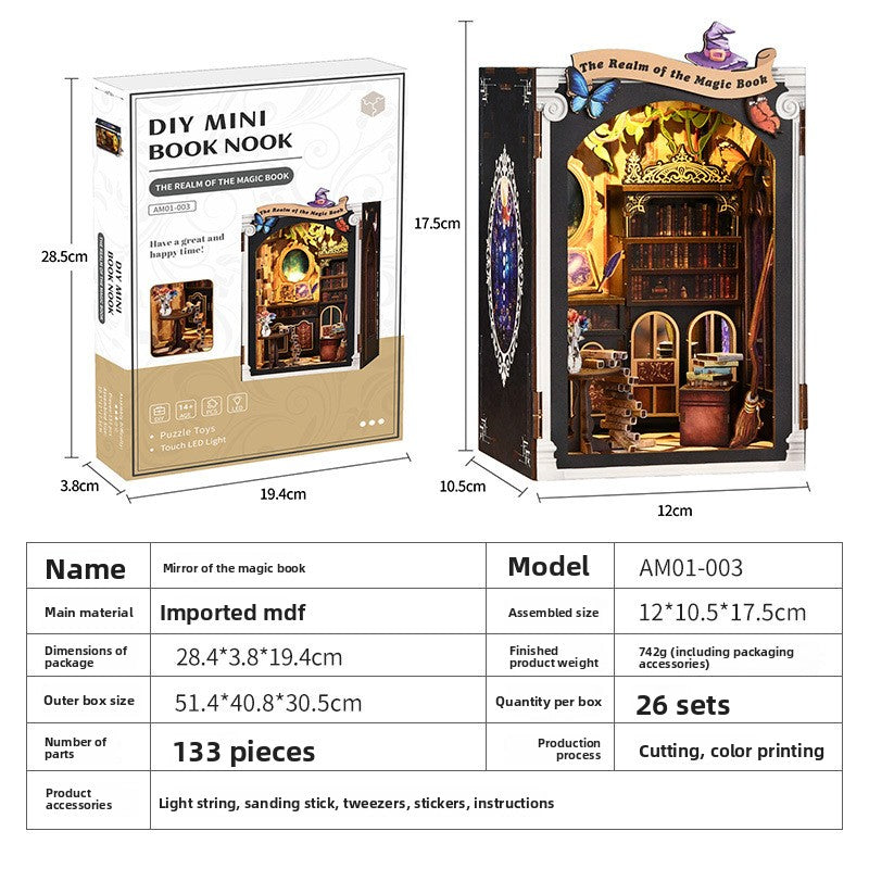 Creative DIY Wooden Miniature House Model
